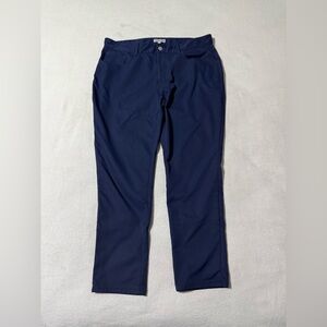 Peter Millar Pants Mens 34x26 Navy EB66 Chinos Straight Performance Stretch